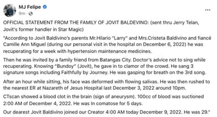 Jovit Baldivino Net Worth, Income, Salary, Earnings, Biography