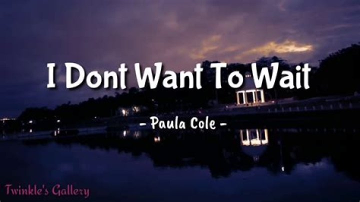 Paula Cole’sI Don’t Want to Wait Lyrics