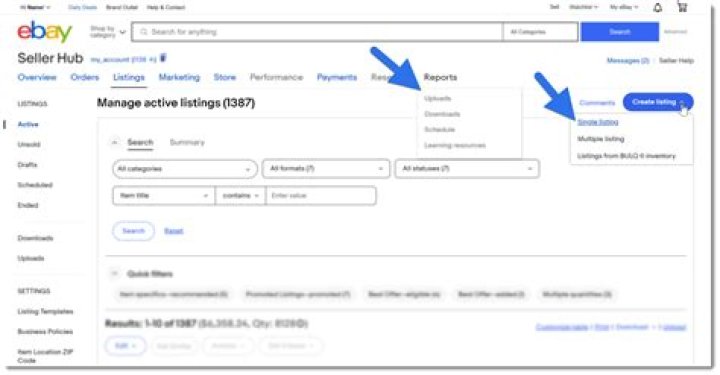 What does bundle listing mean on ebay